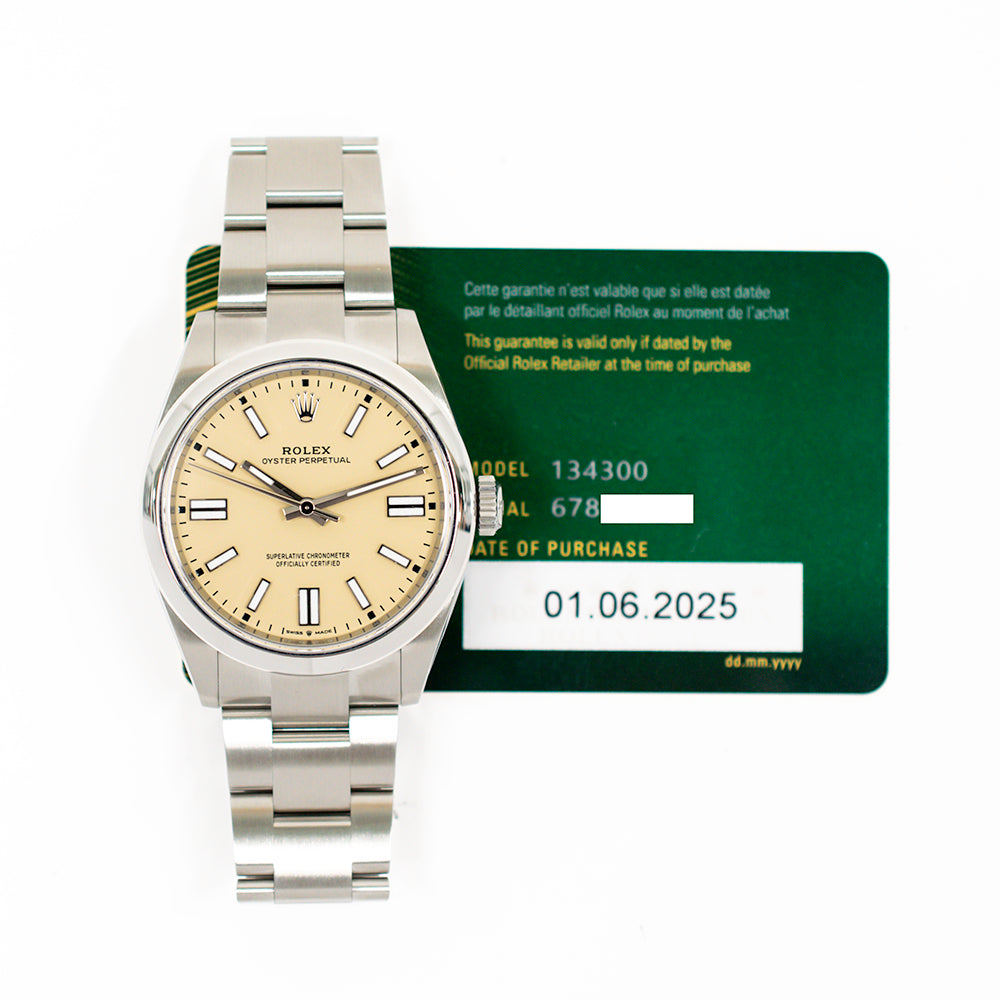 ROLEX OYSTER PERPETUAL ボックス　コマ付 Rolex Explorer Oystersteel, M124270-0001
