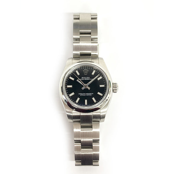 Rolex Oyster Perpetual 176200 Black Dial Oct 2018