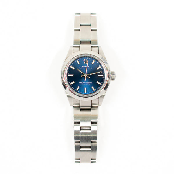 Rolex Oyster Perpetual 276200 Blue Dial Oct 2022