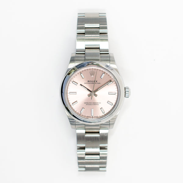 Rolex Oyster Perpetual 277200 Pink Dial Apr 2024