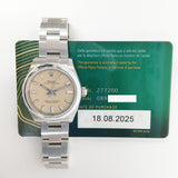 Rolex Oyster Perpetual 31 277200 Beige Dial Aug 2025