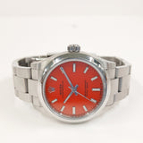 Rolex Oyster Perpetual 31mm 277200 Coral Red Dial Dec 2021 - View 3