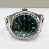 Rolex Oyster Perpetual 36mm 126000 Green Dial Apr 2023 - View 3