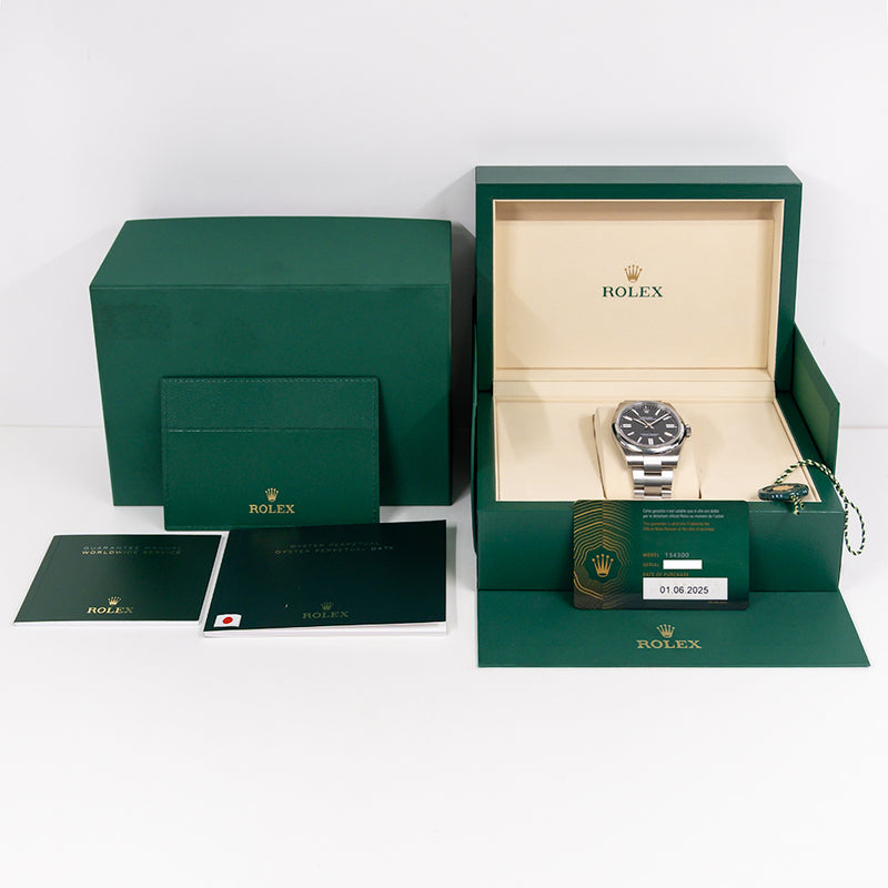 Rolex Oyster Perpetual 41 134300 Black Dial Jun 2025 – CHRONONATION