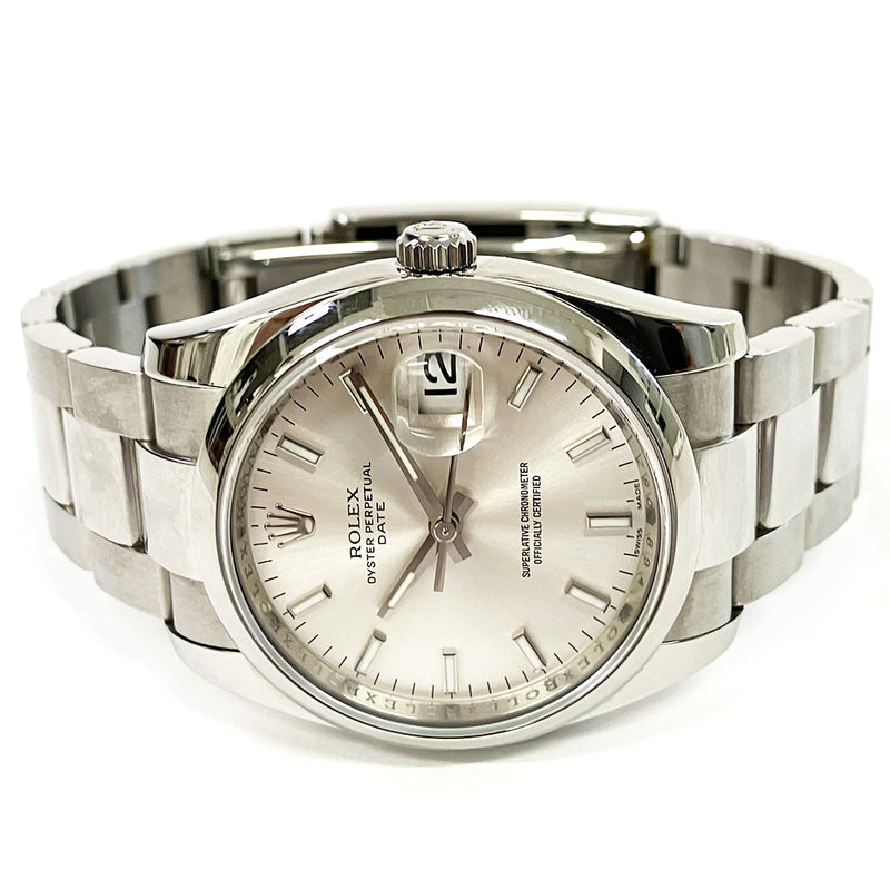 Rolex Oyster Perpetual Date 15200 Silver Dial Jul 2007