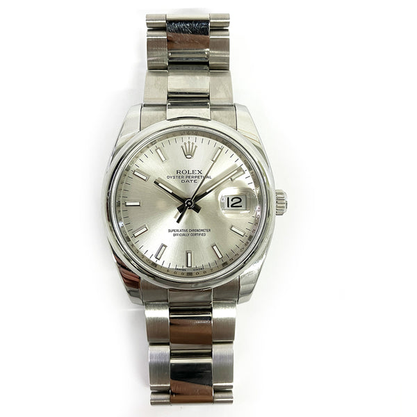 Rolex Oyster Perpetual Date 15200 Silver Dial Jul 2007