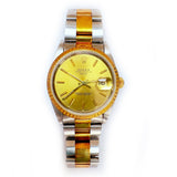 Rolex Oyster Perpetual Date 15223 Champagne Dial Mar 1995