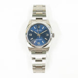 Rolex Oyster perpetual 116000 Blue Dial Jul 2015