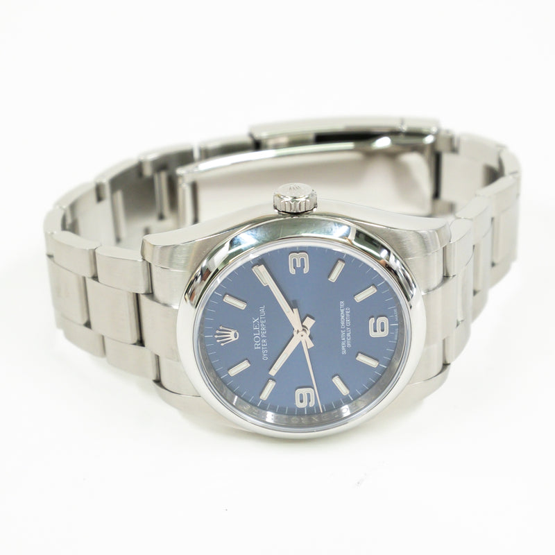 Rolex Oyster perpetual 116000 Blue Dial Jul 2015