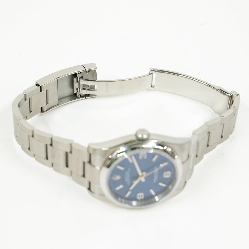 Rolex Oyster perpetual 116000 Blue Dial Jul 2015