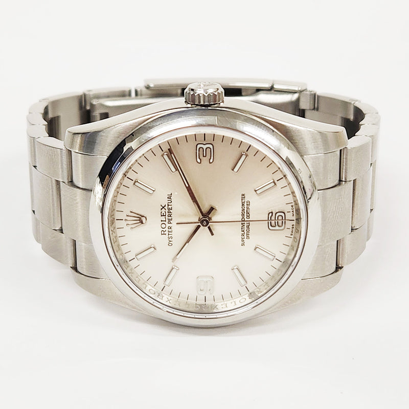 Rolex Oyster perpetual 116000 Silver Dial Apr 2011