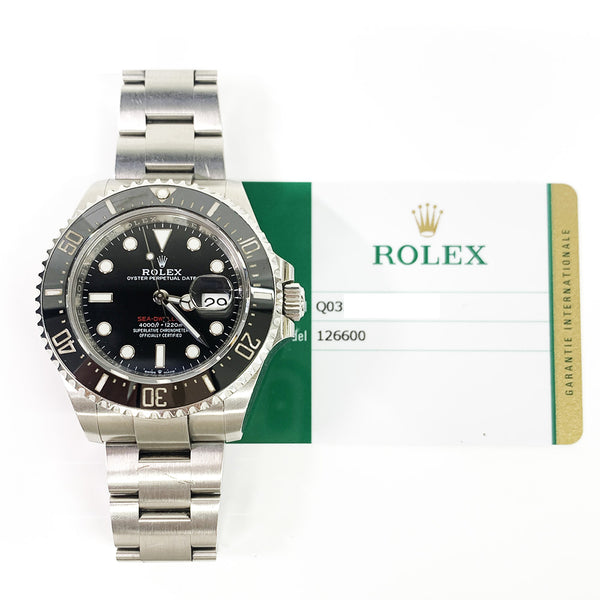 Rolex Sea-Dweller 126600 Black Dial Apr 2019