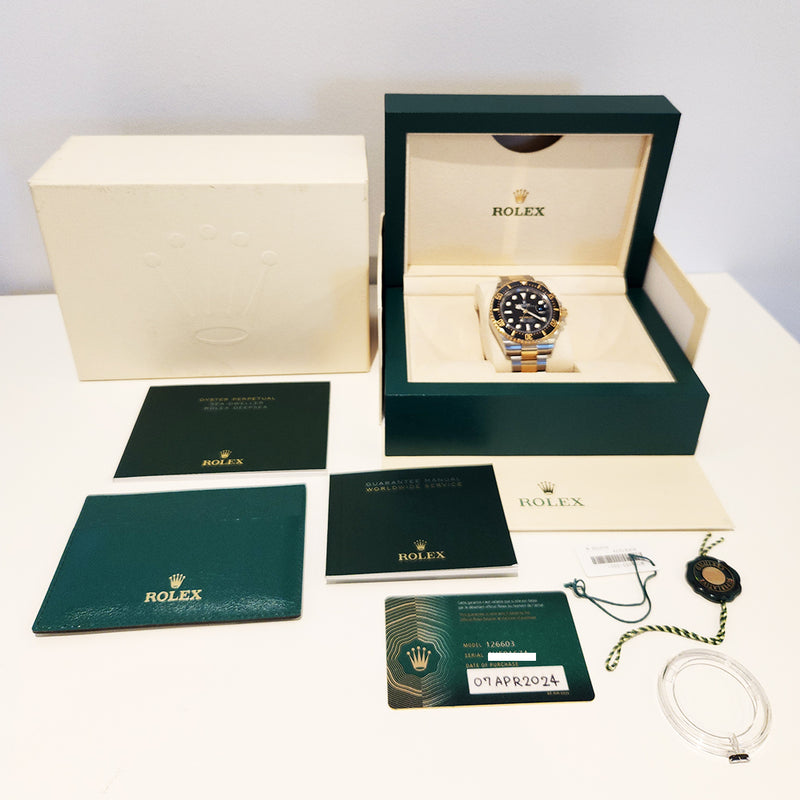 Rolex Sea-Dweller 126603 Black Dial Apr 2024