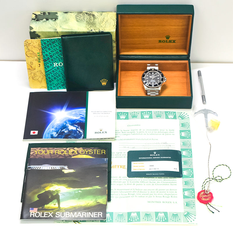 Rolex Sea-Dweller 16660 Black Dial Sep 1987