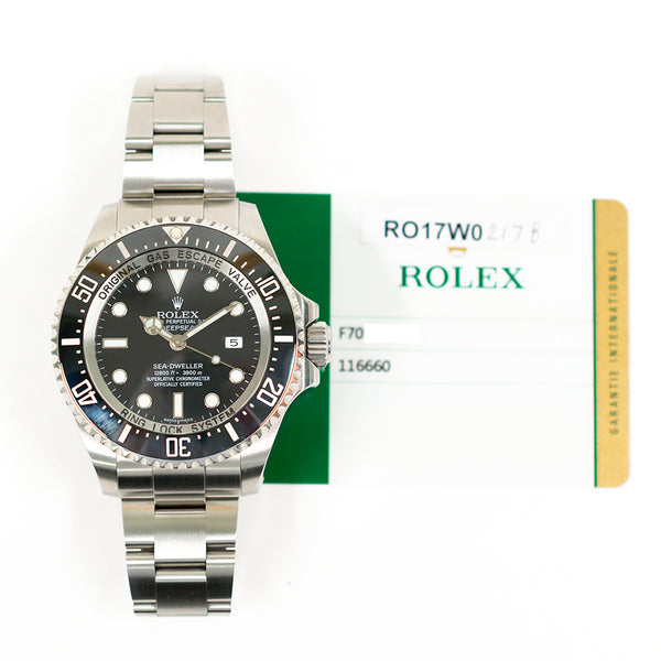 Rolex Sea-Dweller Deepsea 116660 Black Dial Jul 2017