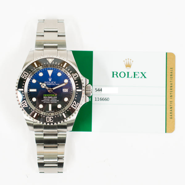 Rolex Sea-Dweller Deepsea 116660 D-Blue Dial Mar 2016