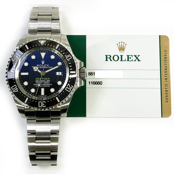 Rolex Sea-Dweller Deepsea 116660 D-Blue Dial Mar 2018