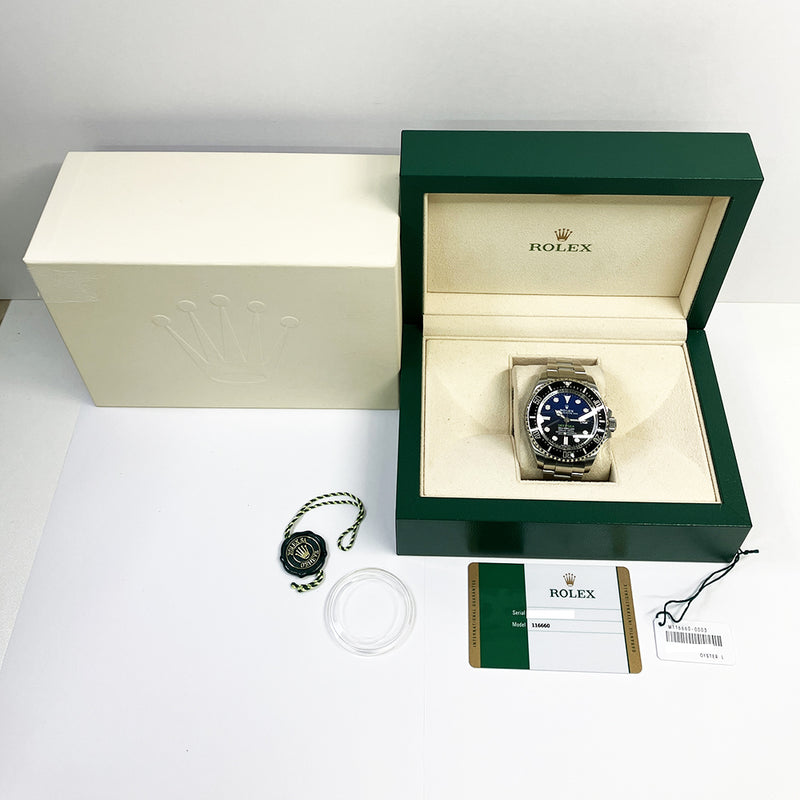 Rolex Sea-Dweller Deepsea 116660 D-Blue Dial Mar 2018 2
