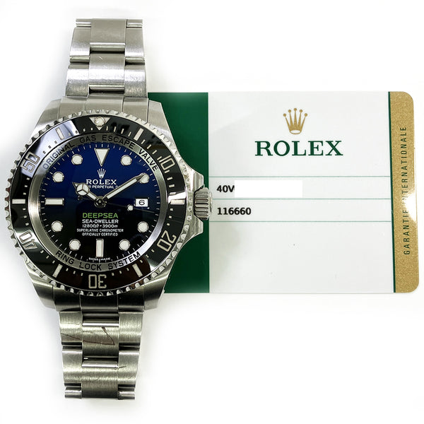 Rolex Sea-Dweller Deepsea 116660 D-Blue Dial Mar 2018 2