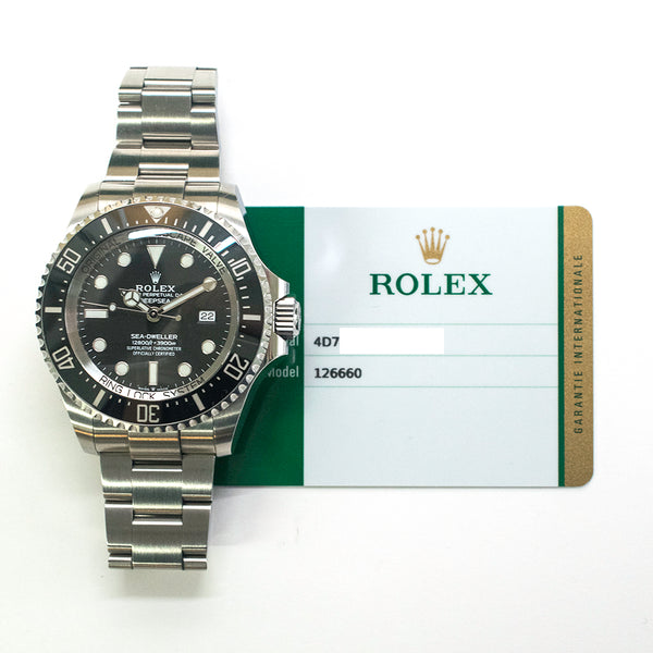 Rolex Sea-Dweller Deepsea 126660 Black Dial Dec 2020