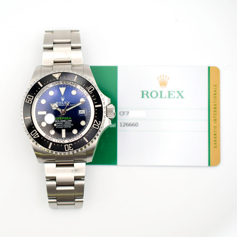 Rolex Sea-Dweller Deepsea D-Blue Dial Jan 2020