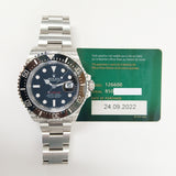 Rolex Sea-Dweller Single Red” 50th Anniversary 126600 Black Dial Sep 2022