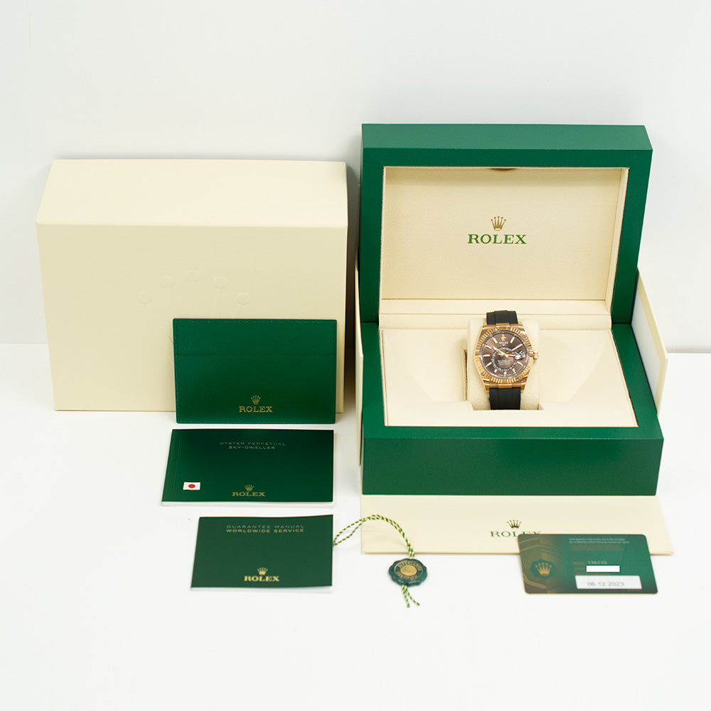 Rolex Sky-Dweller 336235 Chocolate Dial Dec 2023 – CHRONONATION