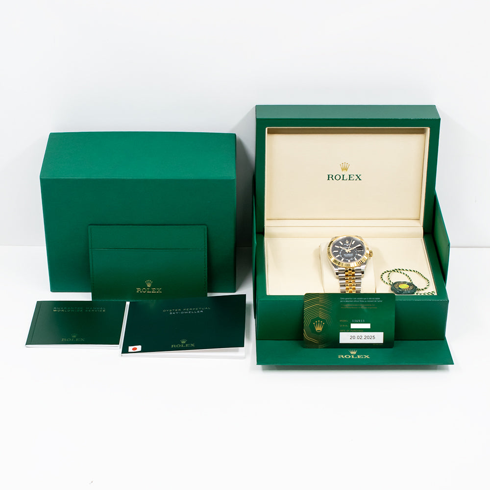 ミイ Rolex Sky-Dweller 336933 Black Dial Feb 2025 – CHRONONATION