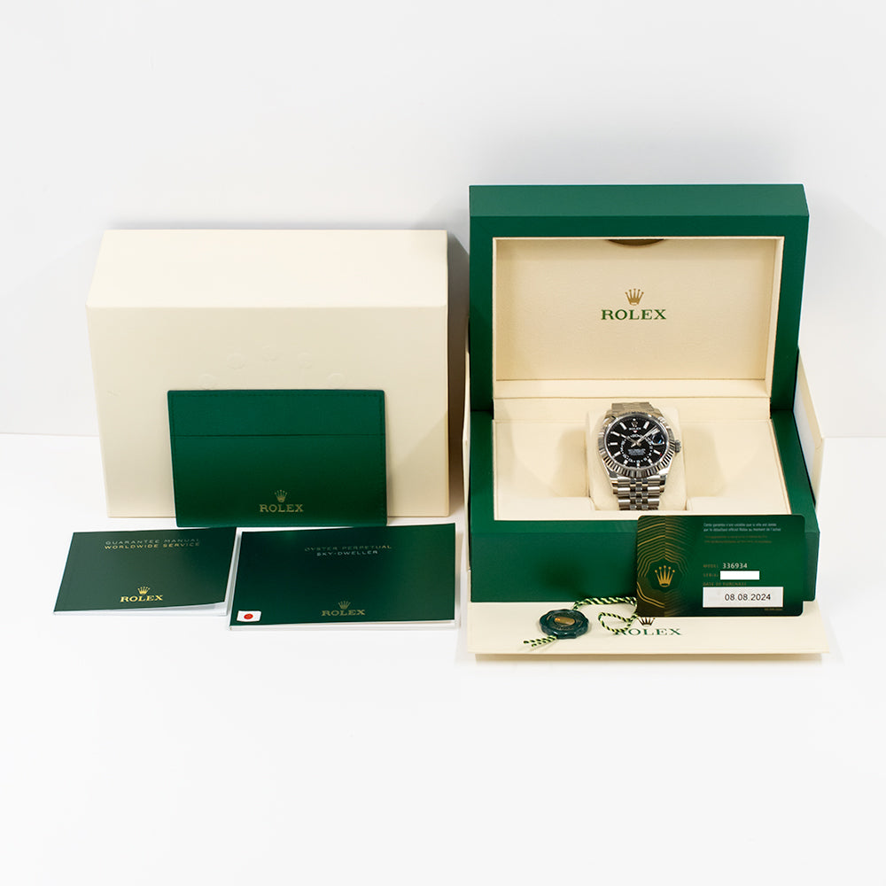 Rolex Sky-Dweller 336934 Black Dial Aug 2024 – CHRONONATION