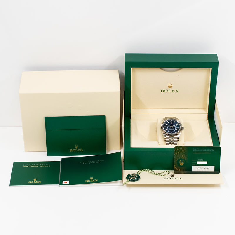 Rolex Sky-Dweller 336934 Blue Dial Jul 2023 – CHRONONATION