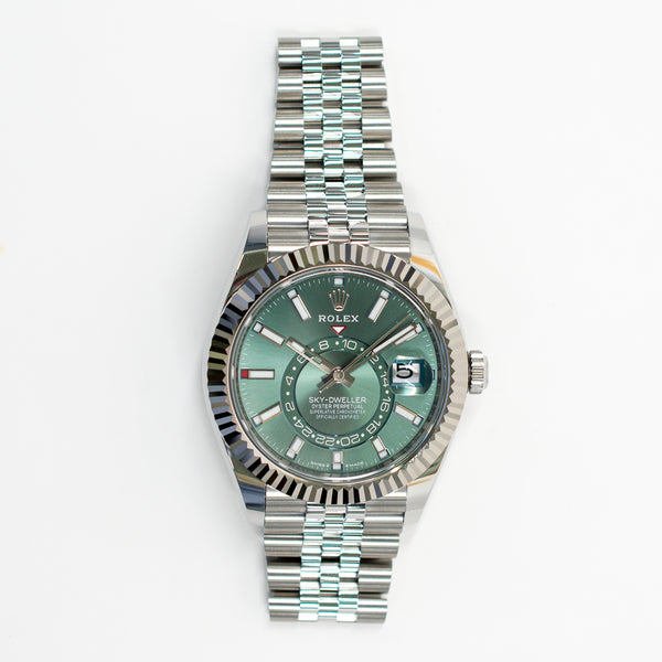 Rolex Sky-Dweller 336934 Mint Green Dial Aug 2025