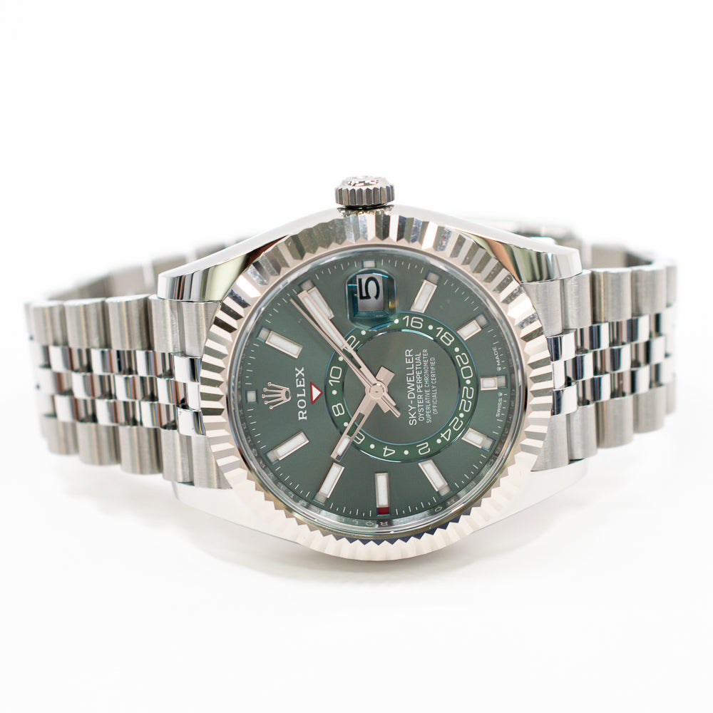 Rolex Sky-Dweller 336934 Mint Green Dial Aug 2025 – CHRONONATION