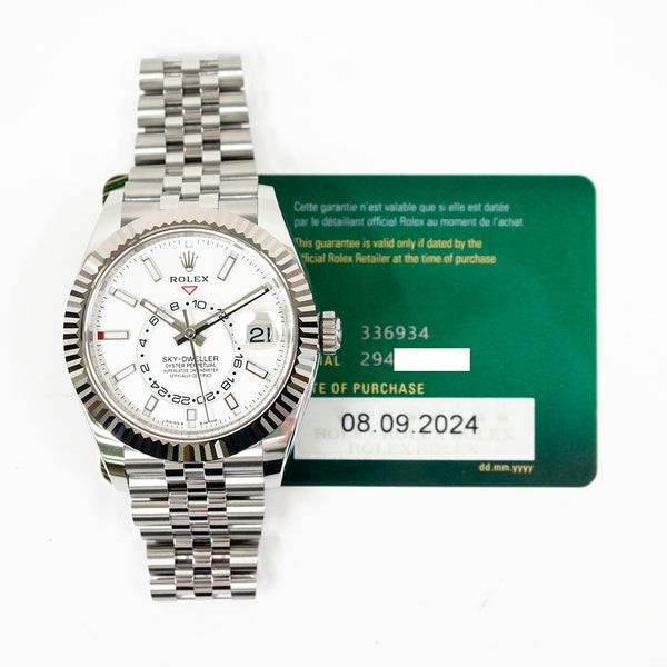 Rolex Sky-Dweller 336934 White Dial Sep 2024 2