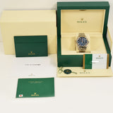 Rolex Sky-Dweller 42mm Steel and White Gold 326934 Blue Dial Dec 2017 - View 12