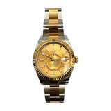 Rolex Sky-Dweller 42mm Steel and Yellow Gold 336933 Champagne Dial Feb 2024 - View 1