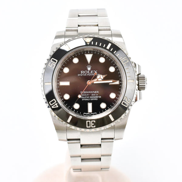 Rolex Submariner 114060 Black Dial Jan 2017