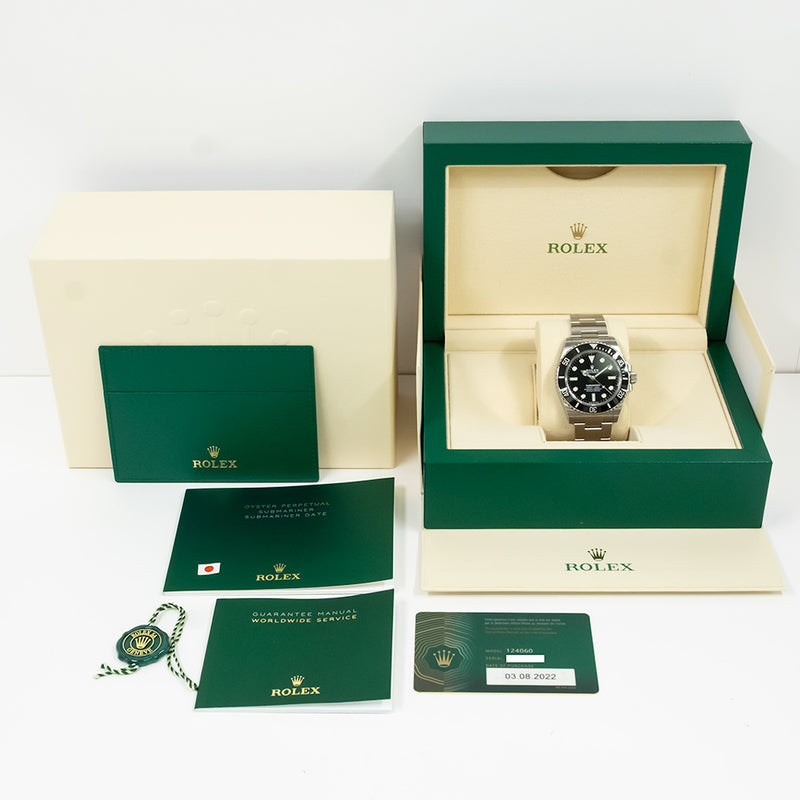 Rolex Submariner 124060 Black Dial Aug 2022