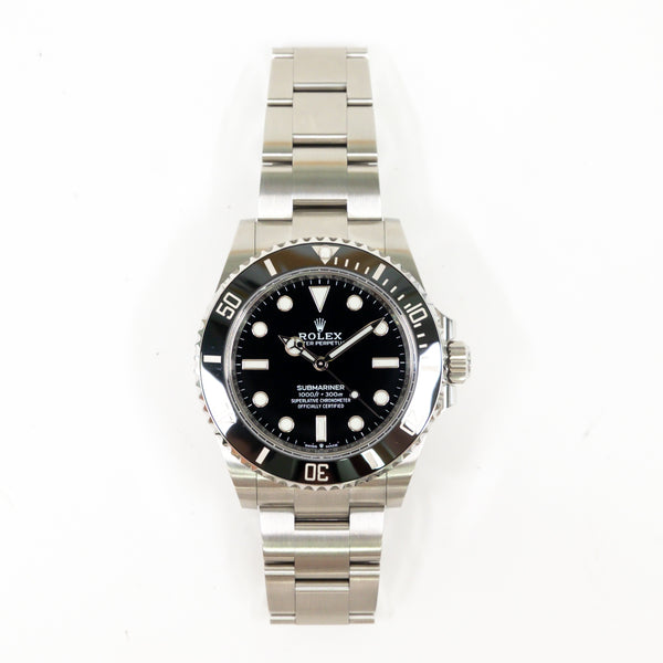 Rolex Submariner 124060 Black Dial Aug 2022