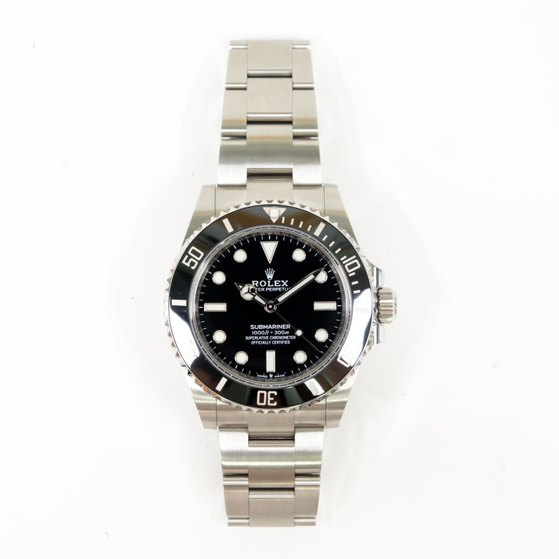 Rolex Submariner 124060 Black Dial Aug 2022