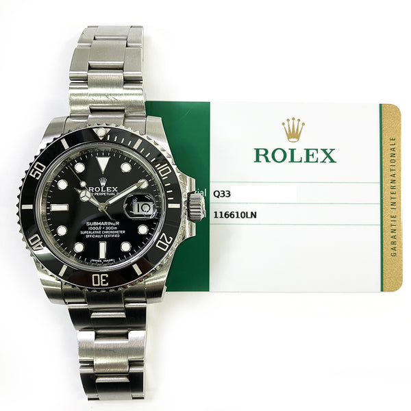 Rolex Submariner Date 116610LN Black Dial Apr 2019