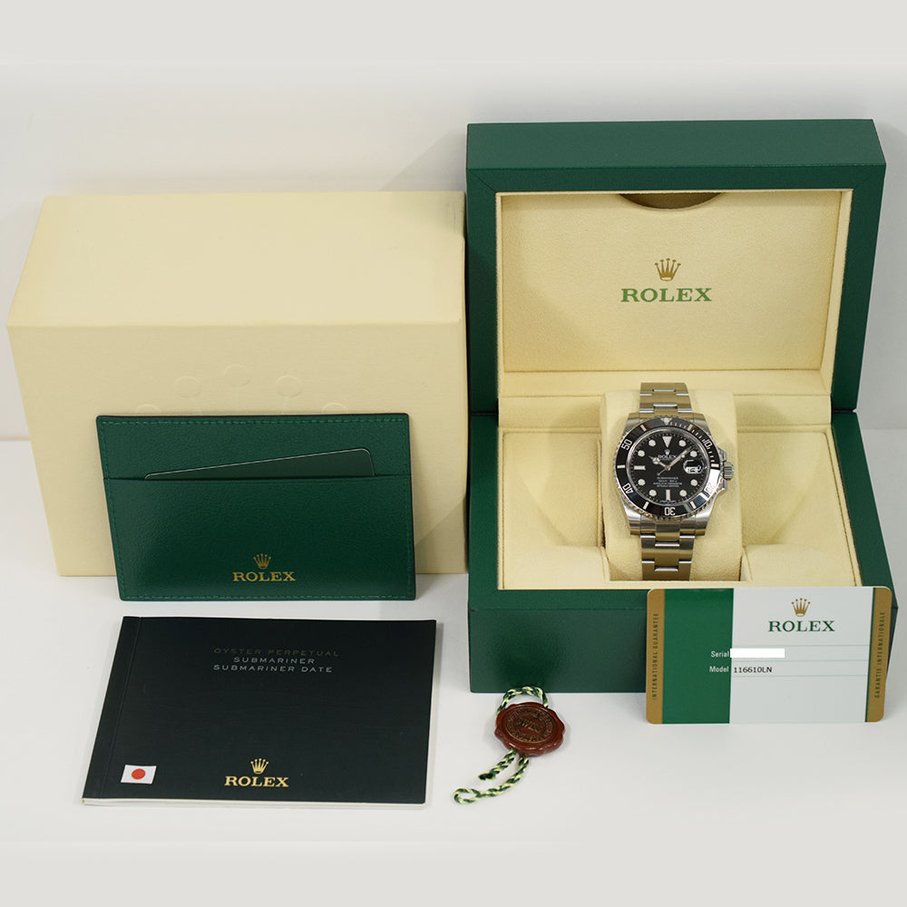 Rolex Submariner Date 116610LN Black Dial Jan 2015 – CHRONONATION
