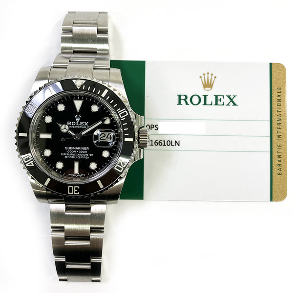 Rolex Submariner Date 116610LN Black Dial Jan 2020