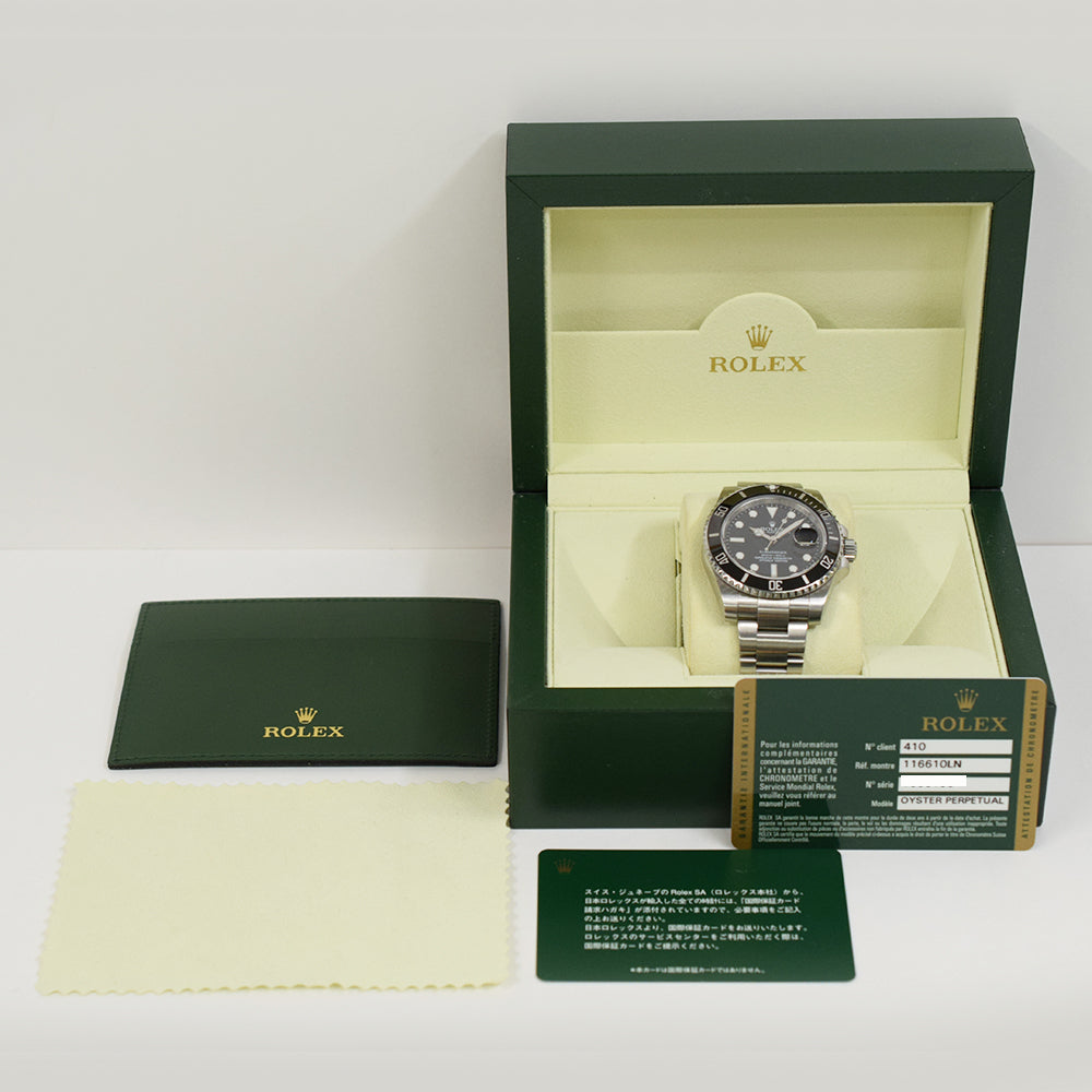 ROLEX 時計 ボックス コマ 116610LN Rolex Submariner Date 116610LN Black Dial Jul 2010 – CHRONONATION