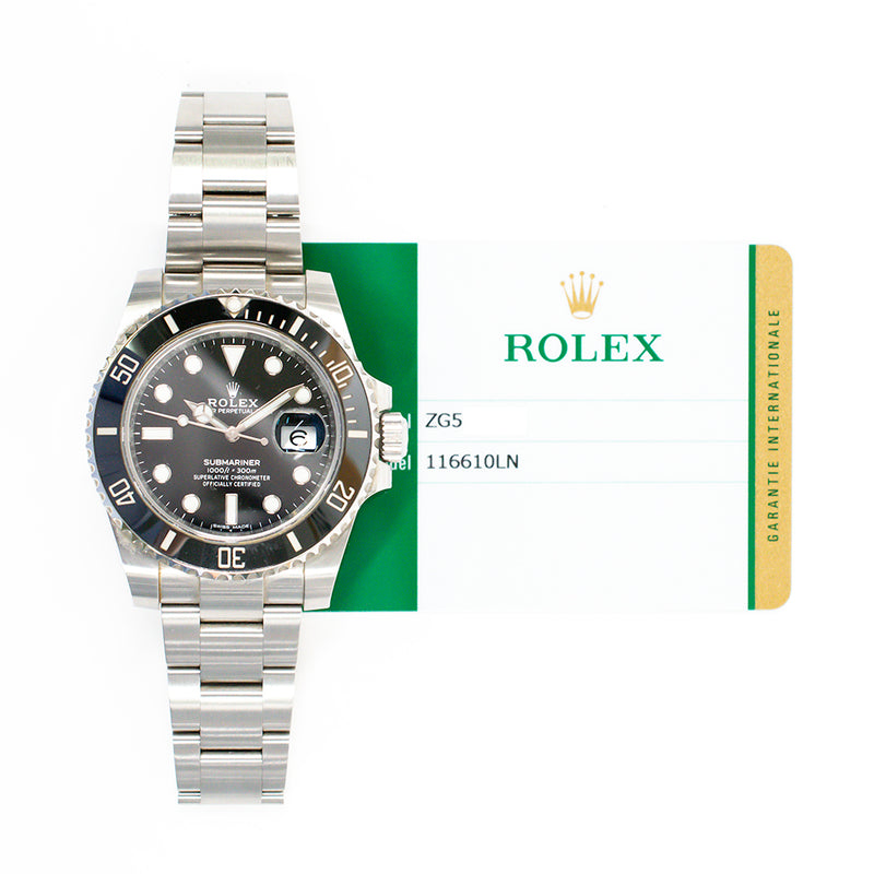 Rolex Submariner Date 116610LN Black Dial Mar 2019