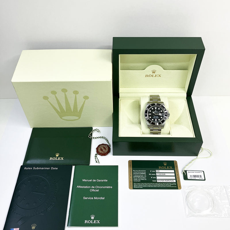 Rolex Submariner Date 116610LN Black Dial May 2011
