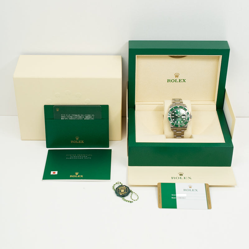 Rolex Submariner Date 116610LV Hulk Dial Aug 2019