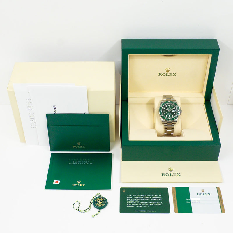 Rolex Submariner Date 116610LV Hulk Dial Feb 2019