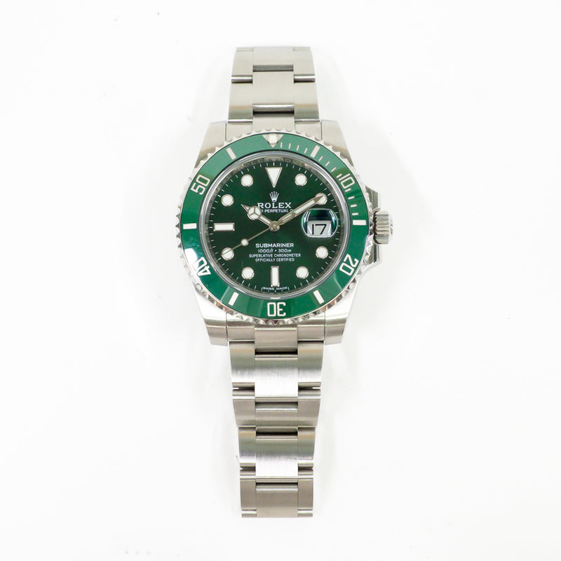 Rolex Submariner Date 116610LV Hulk Dial Feb 2019
