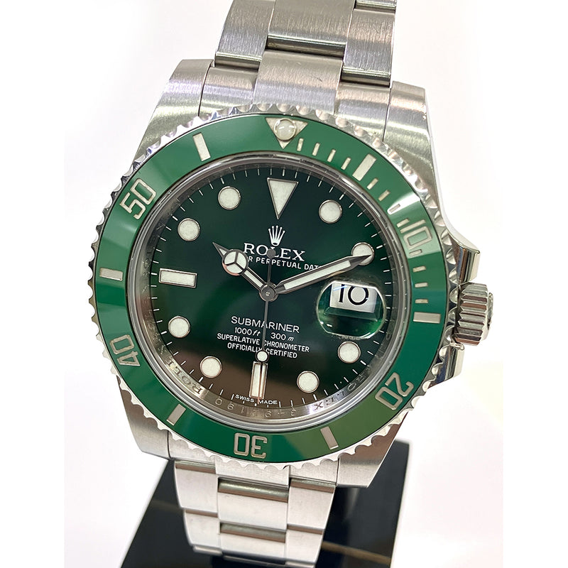Rolex Submariner Date 116610LV Hulk Dial Jun 2012
