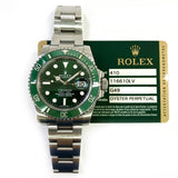 Rolex Submariner Date 116610LV Hulk Dial Jun 2012